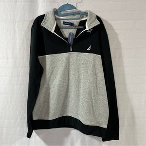 NWT - Men’s NAUTICA Super Soft Large Half-Zip Pullover Long Sleeve Shirt